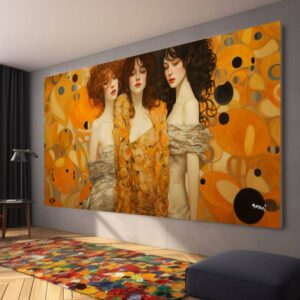 Wandbild auf Leinwand, modernes Bild für Wohnzimmer und Büro, auf Keilrahmen gespannt oder gerollt #kl127