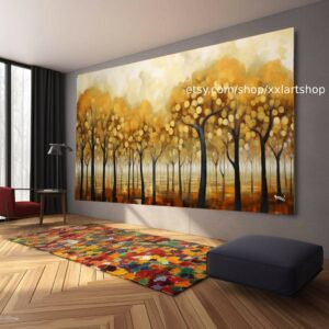 Baum-Natur-Wandbild, Leinwanddruck, modernes Bild für Wohnzimmer und Büro, auf Keilrahmen gespannt oder gerollt #t289