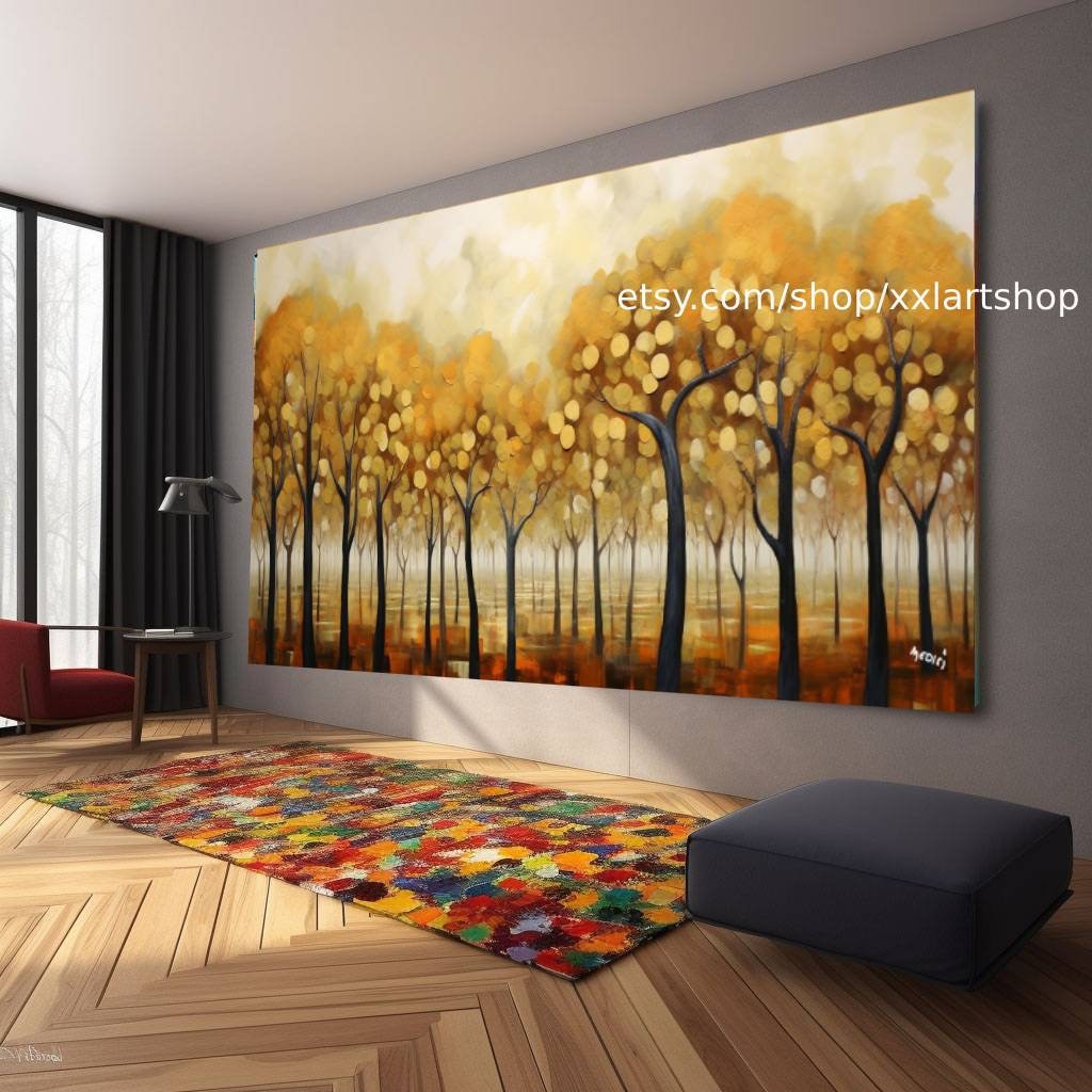 Baum-Natur-Wandbild, Leinwanddruck, modernes Bild für Wohnzimmer und Büro, auf Keilrahmen gespannt oder gerollt #t289