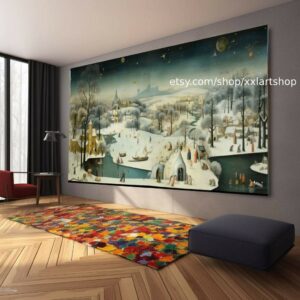Baum Natur Winter Wandkunst Leinwandbild Modernes Bild Wohnzimmer Büro auf Keilrahmen gespannt oder gerollt #l521