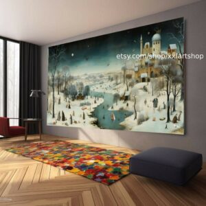 Baum Natur Winter Wandkunst Leinwandbild Modernes Bild Wohnzimmer Büro auf Keilrahmen gespannt oder gerollt #l523
