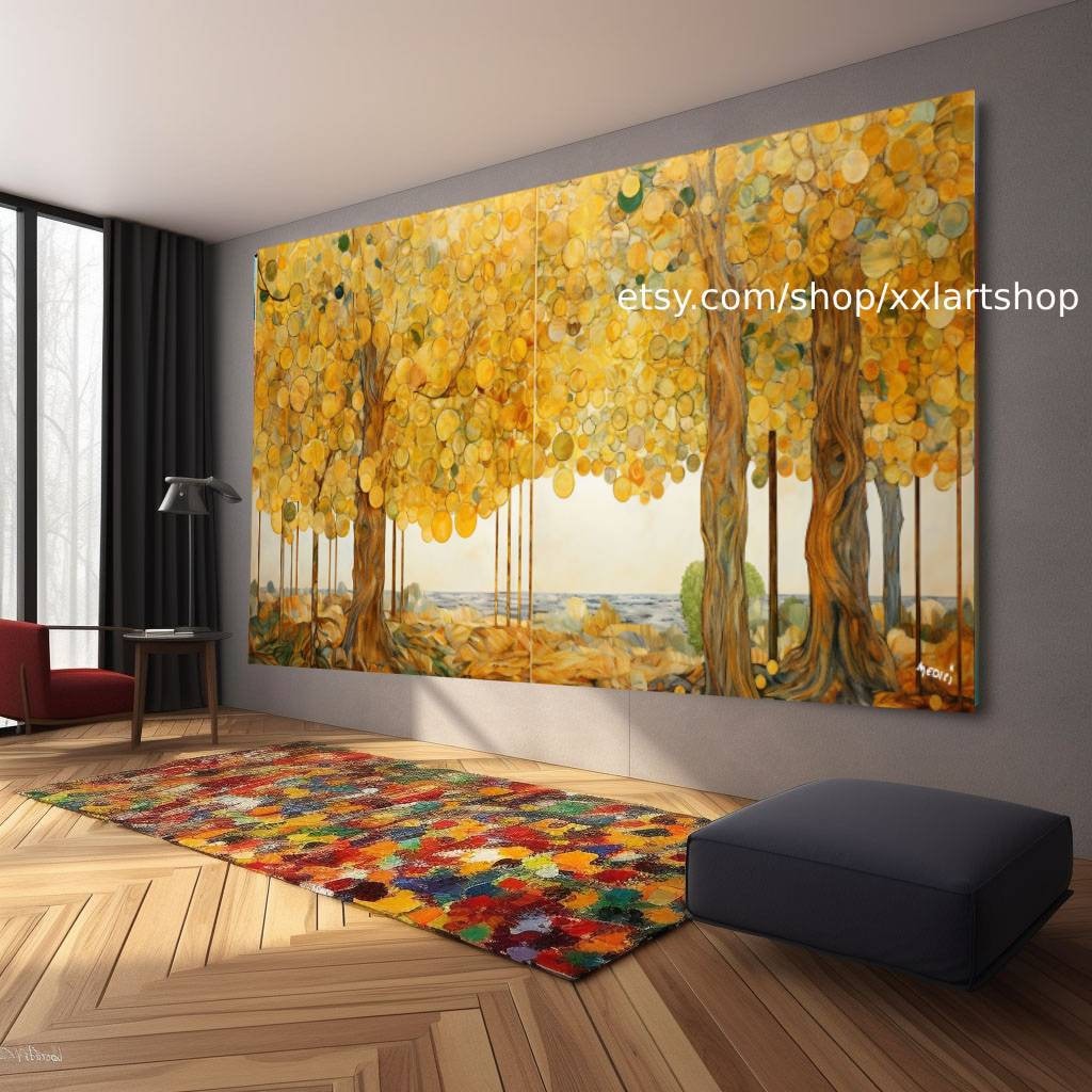 Baum-Natur-Wandbild, Leinwanddruck, modernes Bild für Wohnzimmer und Büro, auf Keilrahmen gespannt oder gerollt #l395