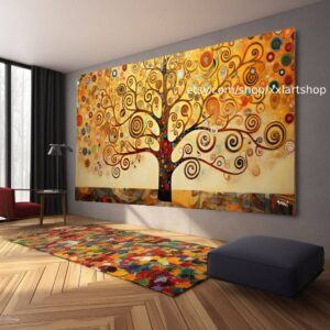 Baum-Natur-Wandbild, Leinwanddruck, modernes Bild für Wohnzimmer und Büro, auf Keilrahmen gespannt oder gerollt #l396