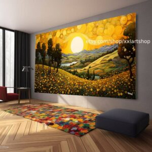 Baum-Natur-Wandbild, Leinwanddruck, modernes Bild für Wohnzimmer und Büro, auf Keilrahmen gespannt oder gerollt #l426