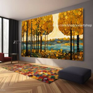 Baum-Natur-Wandbild, Leinwanddruck, modernes Bild für Wohnzimmer und Büro, auf Keilrahmen gespannt oder gerollt #l428