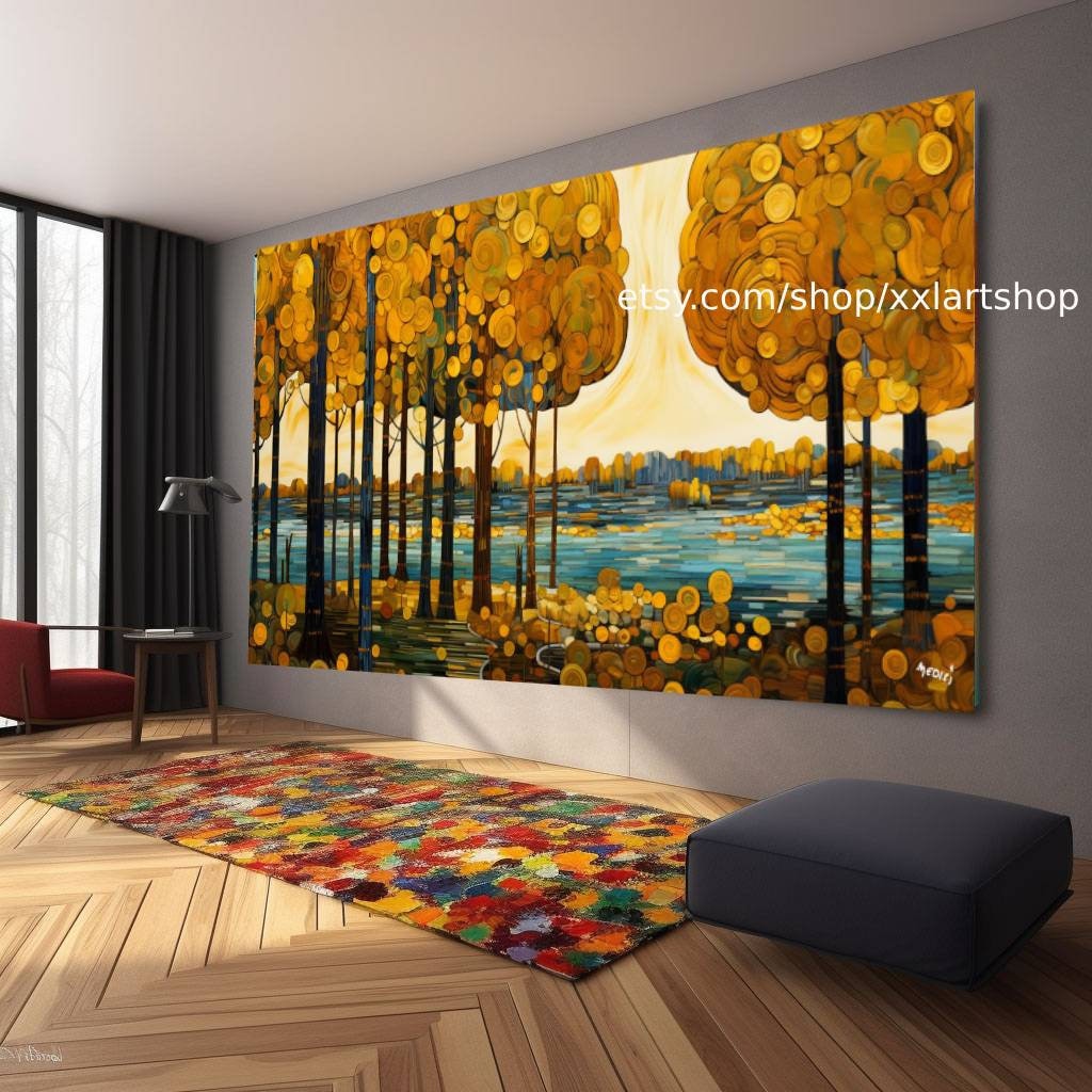 Baum-Natur-Wandbild, Leinwanddruck, modernes Bild für Wohnzimmer und Büro, auf Keilrahmen gespannt oder gerollt #l428