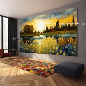 Baum-Natur-Wandbild, Leinwanddruck, modernes Bild für Wohnzimmer und Büro, auf Keilrahmen gespannt oder gerollt #l433