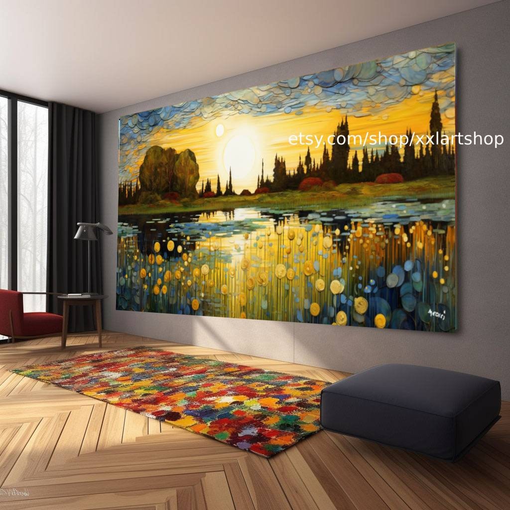 Baum-Natur-Wandbild, Leinwanddruck, modernes Bild für Wohnzimmer und Büro, auf Keilrahmen gespannt oder gerollt #l433