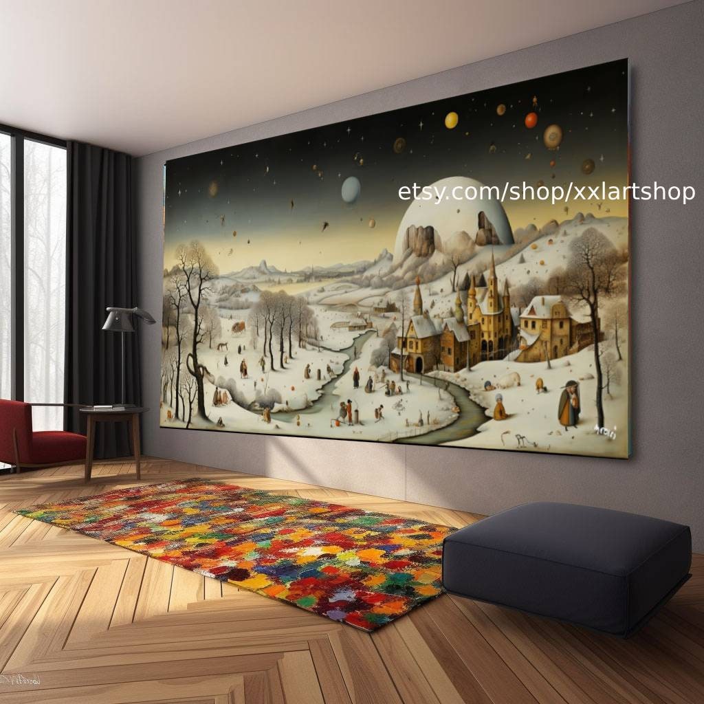Baum Natur Winter Wandkunst Leinwandbild Modernes Bild Wohnzimmer Büro auf Keilrahmen gespannt oder gerollt #l525