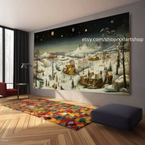 Baum Natur Winter Wandkunst Leinwandbild Modernes Bild Wohnzimmer Büro auf Keilrahmen gespannt oder gerollt #l529