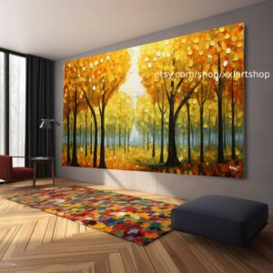 Baum-Natur-Wandbild, Leinwanddruck, modernes Bild für Wohnzimmer und Büro, auf Keilrahmen gespannt oder gerollt #l310