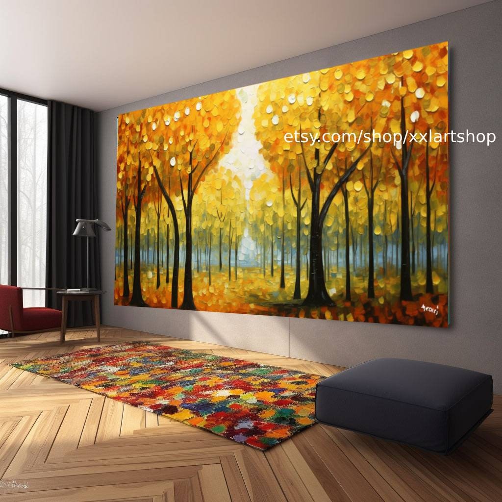 Baum-Natur-Wandbild, Leinwanddruck, modernes Bild für Wohnzimmer und Büro, auf Keilrahmen gespannt oder gerollt #l310