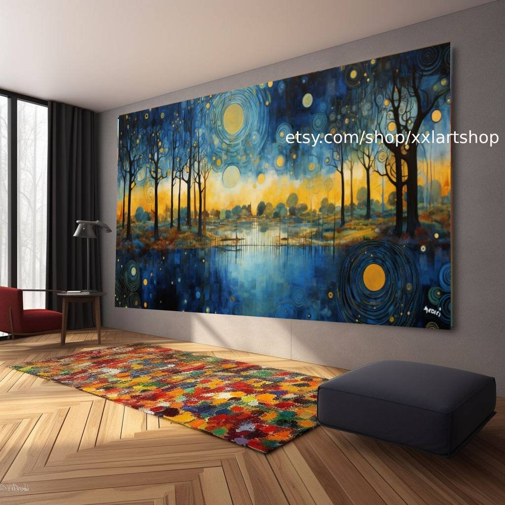 Baum-Natur-Wandbild, Leinwanddruck, modernes Bild für Wohnzimmer und Büro, auf Keilrahmen gespannt oder gerollt #l436