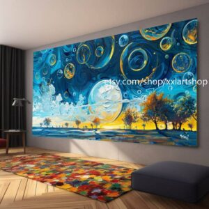 Baum von Vera Medici, im Stil von Gustav Klimt, Wandbild auf Leinwand, modernes Bild für Wohnzimmer und Büro, auf Keilrahmen gespannt oder gerollt #tr512