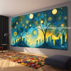 Baum von Vera Medici, im Stil von Gustav Klimt, Wandbild auf Leinwand, moderner Kunstdruck für Wohnzimmer und Büro, auf Keilrahmen gespannt oder gerollt #tr59