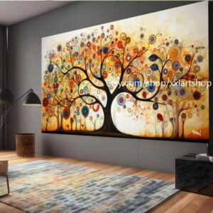 Lebensbaum von Vera Medici – Wandbild auf Leinwand, modernes Bild für Wohnzimmer und Büro, auf Keilrahmen gespannt oder gerollt #tr527