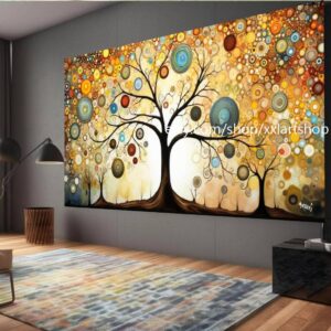 Lebensbaum von Vera Medici – Wandbild auf Leinwand, modernes Bild für Wohnzimmer und Büro, auf Keilrahmen gespannt oder gerollt #tr529