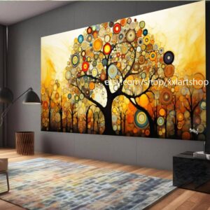 Lebensbaum von Vera Medici – Wandbild auf Leinwand, modernes Bild für Wohnzimmer und Büro, auf Keilrahmen gespannt oder gerollt #tr531