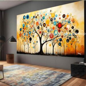 Lebensbaum von Vera Medici – Wandbild auf Leinwand, modernes Bild für Wohnzimmer und Büro, auf Keilrahmen gespannt oder gerollt #tr548