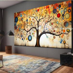 Lebensbaum von Vera Medici – Wandbild auf Leinwand, modernes Bild für Wohnzimmer und Büro, auf Keilrahmen gespannt oder gerollt #tr549
