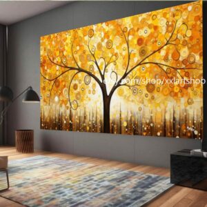 Lebensbaum von Vera Medici – Wandbild auf Leinwand, modernes Bild für Wohnzimmer und Büro, auf Keilrahmen gespannt oder gerollt #tr562