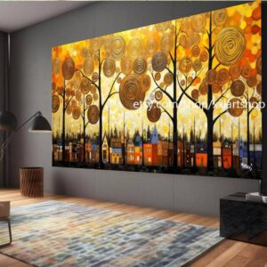 Lebensbaum von Vera Medici – Wandbild auf Leinwand, modernes Bild für Wohnzimmer und Büro, auf Keilrahmen gespannt oder gerollt #tr566