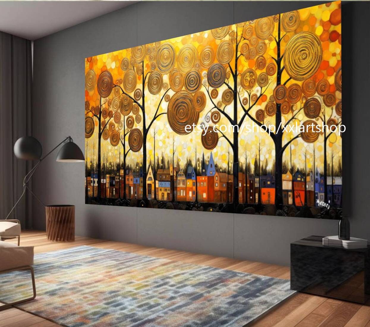 Lebensbaum von Vera Medici – Wandbild auf Leinwand, modernes Bild für Wohnzimmer und Büro, auf Keilrahmen gespannt oder gerollt #tr566