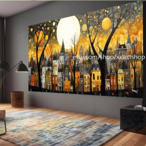 Lebensbaum von Vera Medici – Wandbild auf Leinwand, modernes Bild für Wohnzimmer und Büro, auf Keilrahmen gespannt oder gerollt #tr568