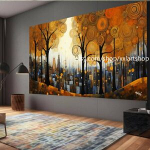 Lebensbaum von Vera Medici – Wandbild auf Leinwand, modernes Bild für Wohnzimmer und Büro, auf Keilrahmen gespannt oder gerollt #tr573