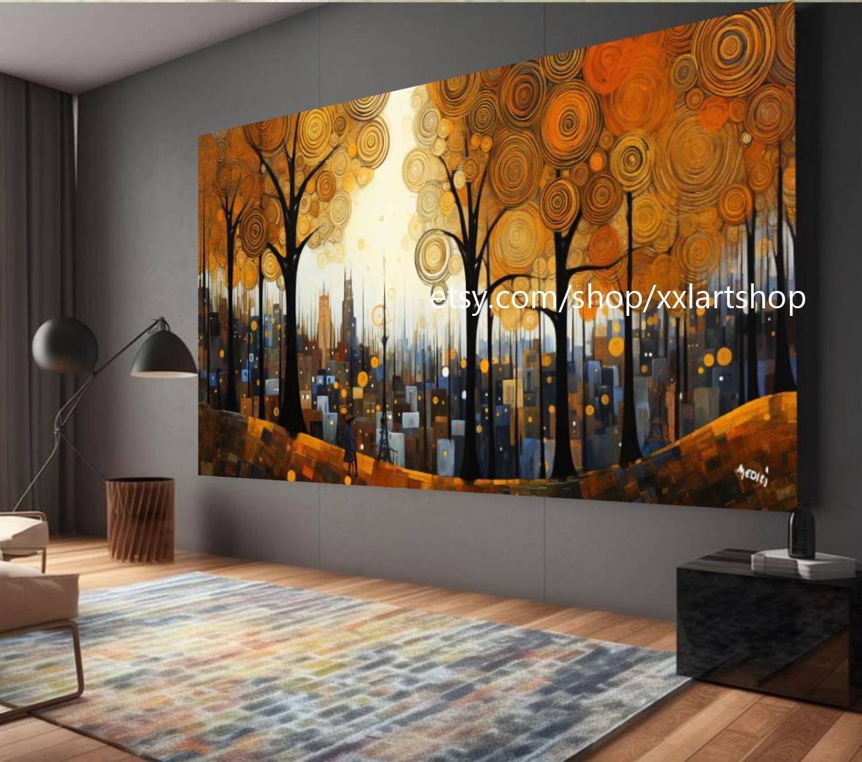 Lebensbaum von Vera Medici – Wandbild auf Leinwand, modernes Bild für Wohnzimmer und Büro, auf Keilrahmen gespannt oder gerollt #tr573