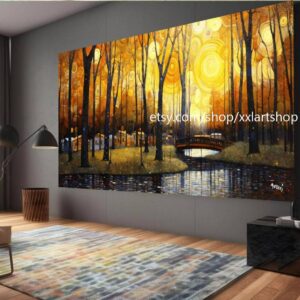 Lebensbaum von Vera Medici – Wandbild auf Leinwand, modernes Bild für Wohnzimmer und Büro, auf Keilrahmen gespannt oder gerollt #tr578