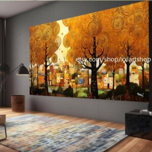Lebensbaum von Vera Medici – Wandbild auf Leinwand, modernes Bild für Wohnzimmer und Büro, auf Keilrahmen gespannt oder gerollt #tr591