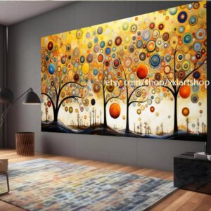 Lebensbaum von Vera Medici – Wandbild auf Leinwand, modernes Bild für Wohnzimmer und Büro, auf Keilrahmen gespannt oder gerollt #tr528