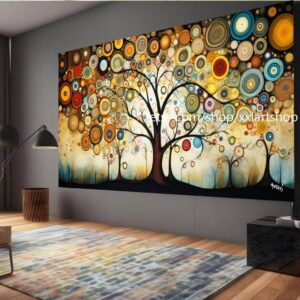 Lebensbaum von Vera Medici – Wandbild auf Leinwand, modernes Bild für Wohnzimmer und Büro, auf Keilrahmen gespannt oder gerollt #tr543