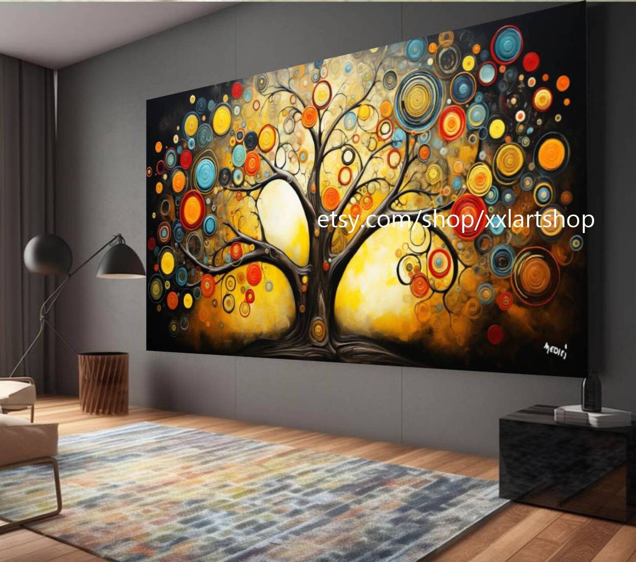 Lebensbaum von Vera Medici – Wandbild auf Leinwand, modernes Bild für Wohnzimmer und Büro, auf Keilrahmen gespannt oder gerollt #tr557