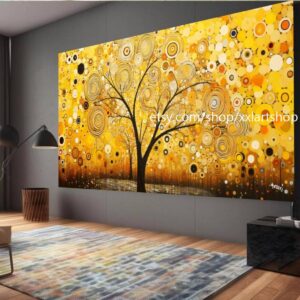 Lebensbaum von Vera Medici – Wandbild auf Leinwand, modernes Bild für Wohnzimmer und Büro, auf Keilrahmen gespannt oder gerollt #tr561