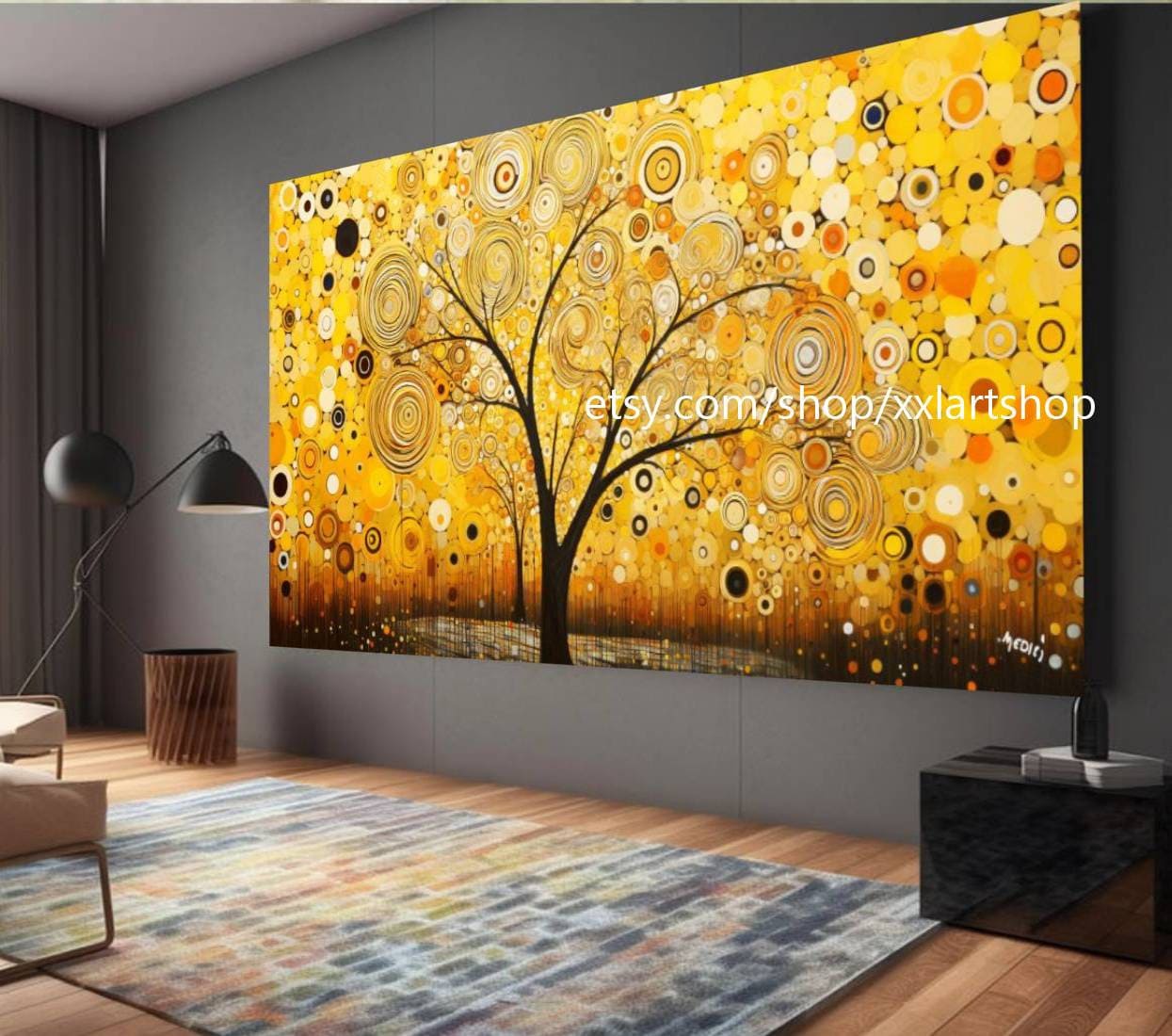 Lebensbaum von Vera Medici – Wandbild auf Leinwand, modernes Bild für Wohnzimmer und Büro, auf Keilrahmen gespannt oder gerollt #tr561