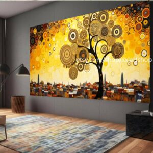 Lebensbaum von Vera Medici – Wandbild auf Leinwand, modernes Bild für Wohnzimmer und Büro, auf Keilrahmen gespannt oder gerollt #tr563