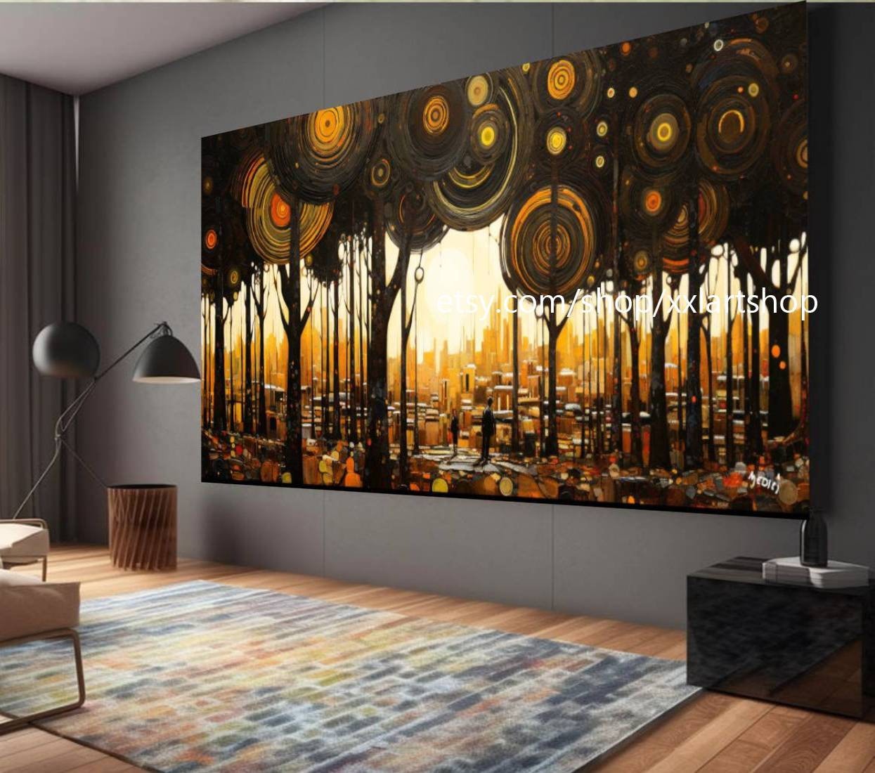Lebensbaum von Vera Medici – Wandbild auf Leinwand, modernes Bild für Wohnzimmer und Büro, auf Keilrahmen gespannt oder gerollt #tr576