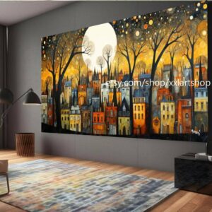 Lebensbaum von Vera Medici – Wandbild auf Leinwand, modernes Bild für Wohnzimmer und Büro, auf Keilrahmen gespannt oder gerollt #tr577