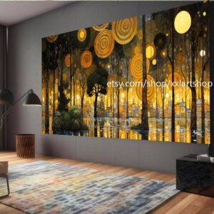 Lebensbaum von Vera Medici – Wandbild auf Leinwand, modernes Bild für Wohnzimmer und Büro, auf Keilrahmen gespannt oder gerollt #tr584