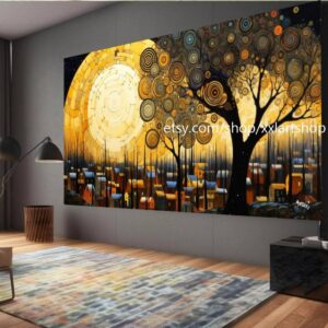 Lebensbaum von Vera Medici – Wandbild auf Leinwand, modernes Bild für Wohnzimmer und Büro, auf Keilrahmen gespannt oder gerollt #tr589