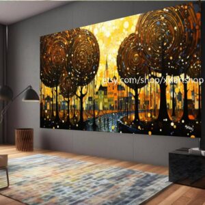 Lebensbaum von Vera Medici – Wandbild auf Leinwand, modernes Bild für Wohnzimmer und Büro, auf Keilrahmen gespannt oder gerollt #tr593