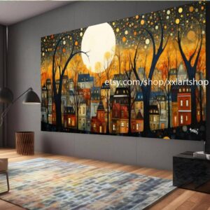 Lebensbaum von Vera Medici – Wandbild auf Leinwand, modernes Bild für Wohnzimmer und Büro, auf Keilrahmen gespannt oder gerollt #tr595