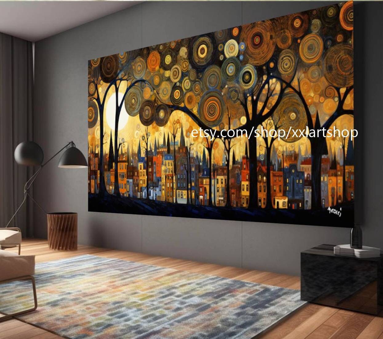 Lebensbaum von Vera Medici – Wandbild auf Leinwand, modernes Bild für Wohnzimmer und Büro, auf Keilrahmen gespannt oder gerollt #tr596