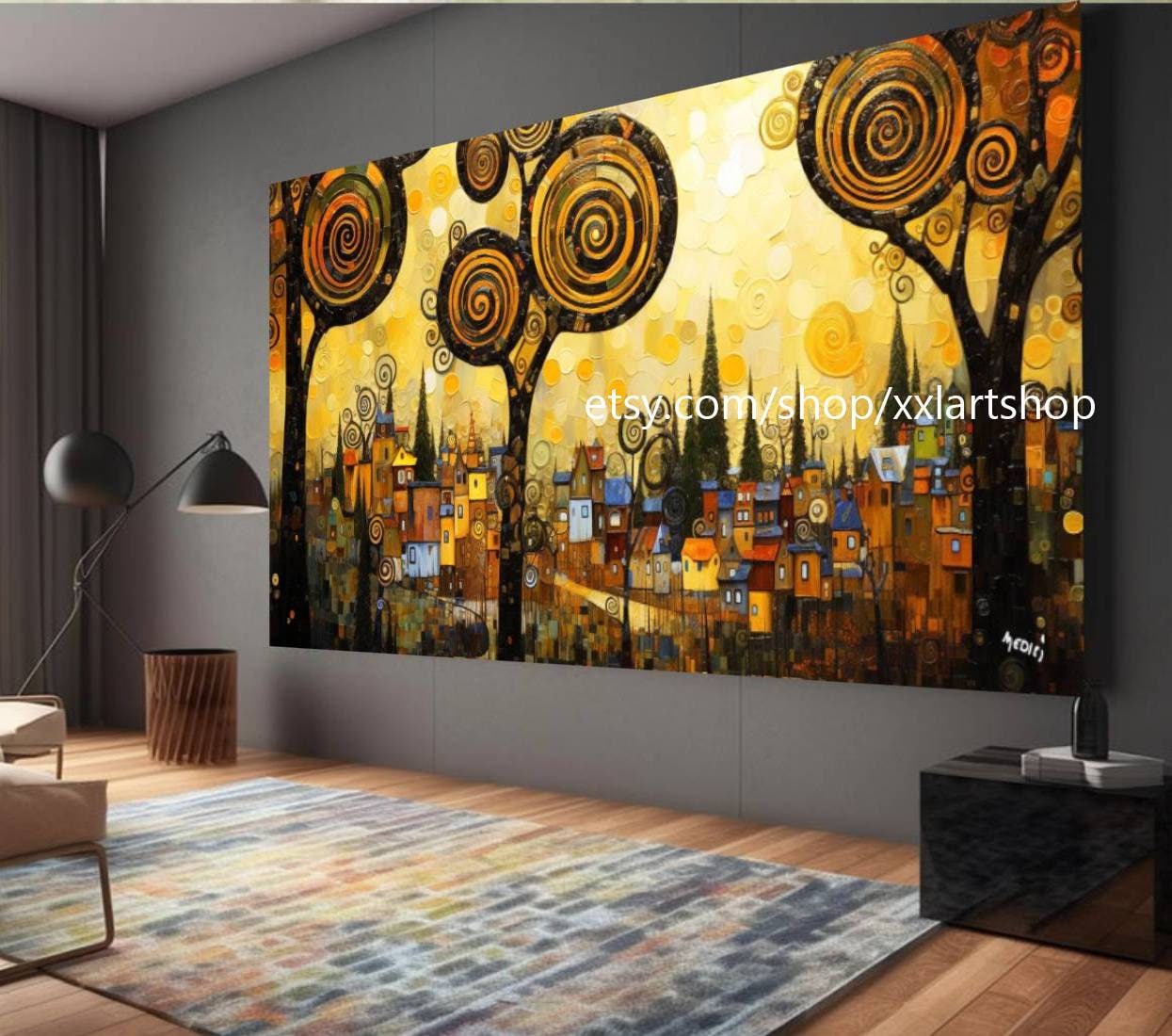 Lebensbaum von Vera Medici – Wandbild auf Leinwand, modernes Bild für Wohnzimmer und Büro, auf Keilrahmen gespannt oder gerollt #tr5101