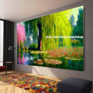 Landschaftsbild von Medici, Leinwanddruck, modernes Bild für Wohnzimmer und Büro, auf Keilrahmen gespannt oder gerollt #l1115