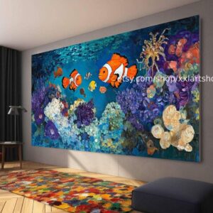 Vera Medici Wandbild auf Leinwand, großes Wandbild, modernes Bild für Wohnzimmer und Büro M4-149