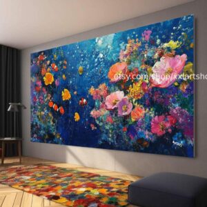 Vera Medici Wandbild auf Leinwand, großes Wandbild, modernes Bild für Wohnzimmer und Büro M4-150