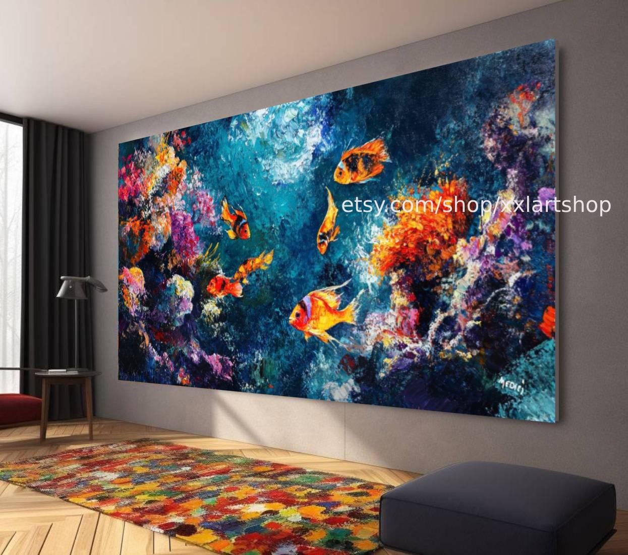 Vera Medici Wandbild auf Leinwand, großes Wandbild, modernes Bild für Wohnzimmer und Büro M4-146